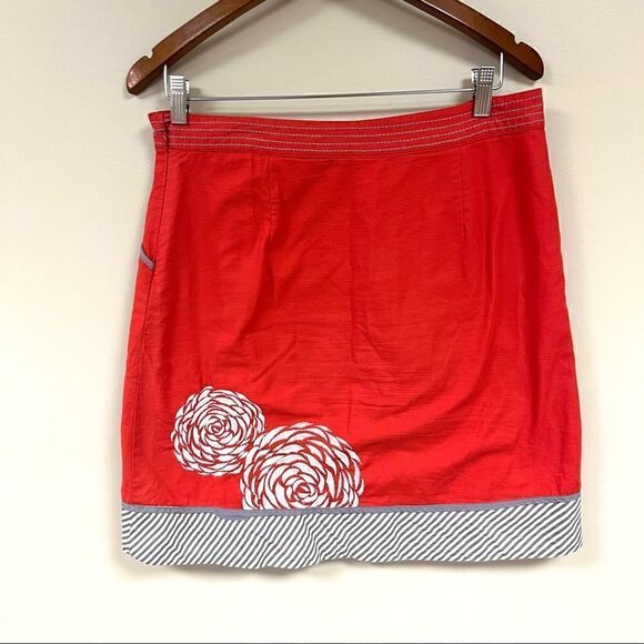 Anthropologie Floreat embroidered skirt. Size 6 - Picture 4 of 5